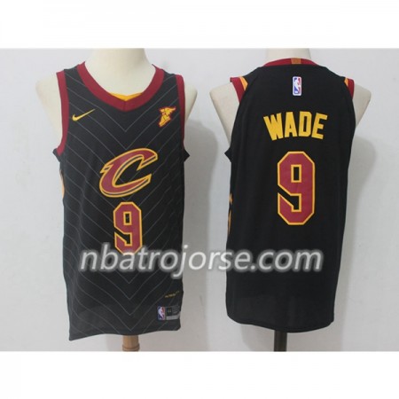 Män Cleveland Cavaliers Tröja Dwyane Wade 9 Nike 2017-18 Svart Swingman Män Cleveland Cavaliers Tröja Dwyane Wade 9 Nike 2017-18 Svart Swingman